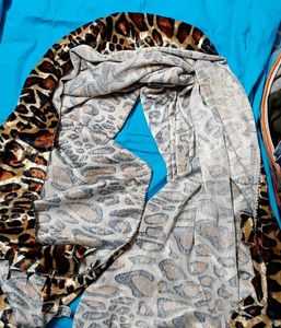 Leopard Print Soft Velvet Shawl Full Size