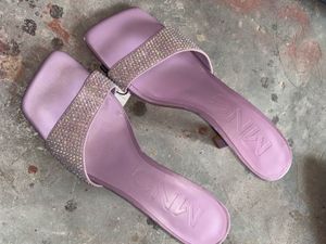 MANGO Lavender Heels
