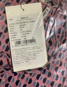 LABEL RITU KUMARPrinted Flared Dress with Tie-Up N