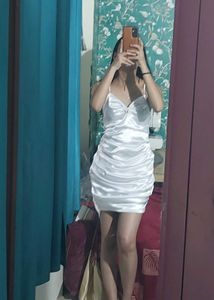 Bodycon Dress With Beads Saphegatti Sleeve