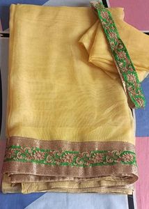 Elegant Yellow Saree
