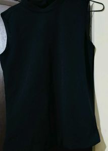 Sleeveless Black Top