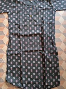 Black Printed Kurti