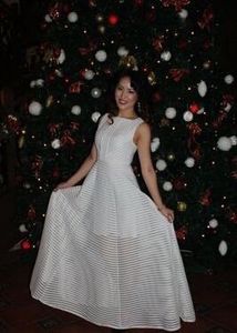 soft white dress
