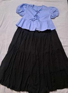 Long A-Line Skirt