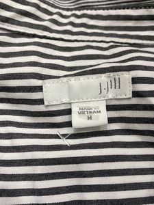 Striped Mixed Media Tunic Top