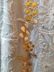 Elegant Embroidered Gown💙🌈