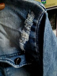 Distressed Denim Jacket