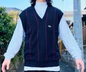Unisex Lacoste Vintage Sweater Vest