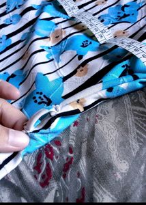Floral Striped Sleeveless Dress