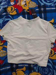 Cute Button-Up Crop Top