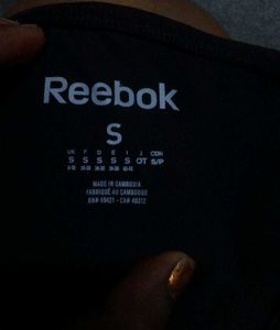 Reebok Black Playdry T Shirt