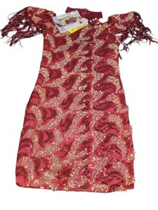 Red Sequin Party Dress