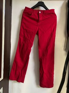 Red Denim Jeans