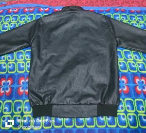 Black Leather Style Jacket