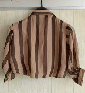 Striped Tie-Front Co ord Set