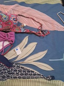 Paisley Bikini Set And Bra Panty