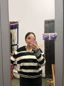 Striped Knit Sweater