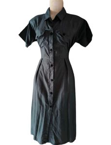 Olive Green Shirt Dress