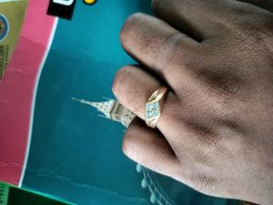 Panchaloham White Stone Finger Ring