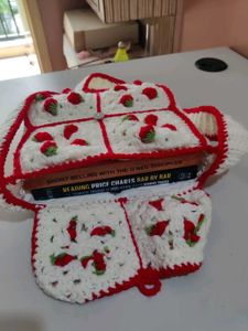 Crochet Strawberry 🍓 Sling Bag