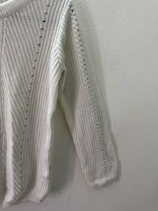 Annabelle White Sweater