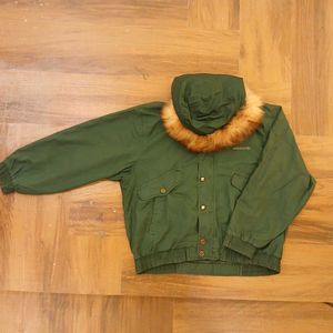 Adidas Originals Green Puffer Jacket