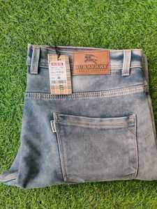 Denim Jeans Grey Shade Waist Size 40 Inch