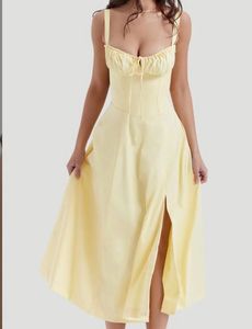 Yellow Sundress with Slit