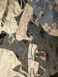 White Bras - Set of 3