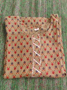 Floral Print Kurta