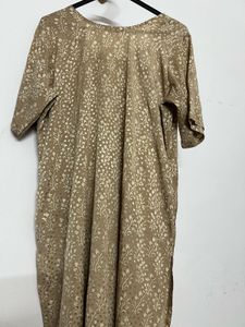 Vintage Floral Print Suit With Salwar Dupatta