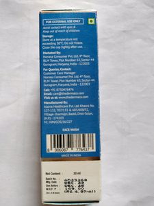 The Derma Co Salicylic Acid Gel Daily Face Wash