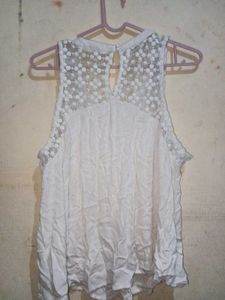 White Lace Tank Top