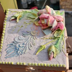 Sculpture Art Wooden Box 5 By