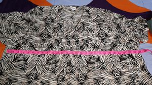 56" Size Zebra Print Tunic Kurti  + freebie😍