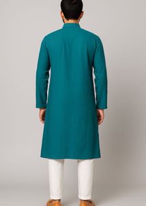 Men&#39;s Teal Kurta