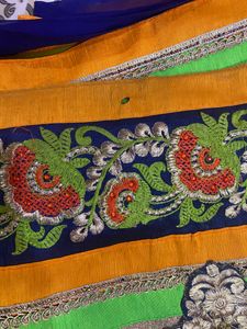 Heavy Pallu Saree With Designer Blouse