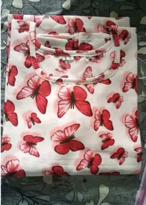 Red 🍒 butterfly 🦋 Straight Sleeveless Kurti ♥️