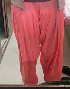 Pink Embroidered Kurti