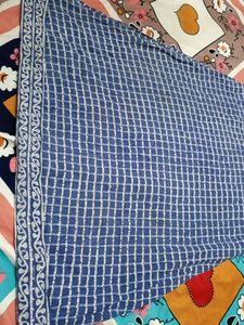 Blue Checkered Dress