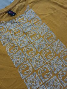 Yellow Printed T-Shirt