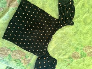 ONLY polka dots cropped top