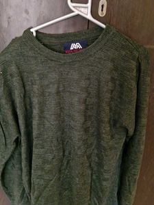 Green Knit Pullover