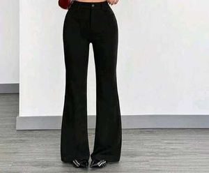 Black Flared Jeans