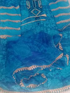 Elegant Blue Embroidered Kurta