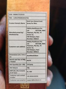 BOLD CARE SPRAY FOR MEN