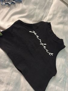 Black Perfect Crop Top