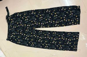 Black Floral co-ord Set