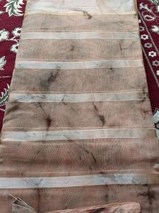 Nude Tie Die Saree